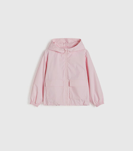 Light hooded jacket