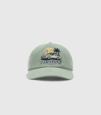 Tropical print cap
